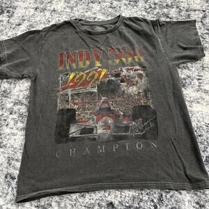 Rick Mears Indy 500 Youth Shirt Boys Size Large Indycar Hampion Vintage Style